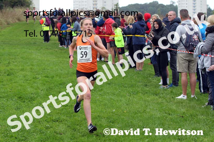Boys and Girls under-15s, 2021 Farringdon Open Cross Country, Sunderland . Photo: David T. Hewitson/Sports for All Pics